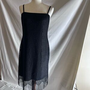 Elegant Black Lace Dress